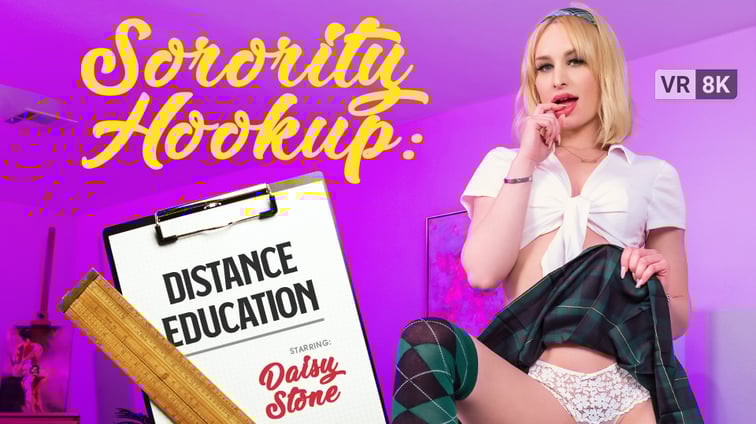 Sorority Hookup: Distance Education Daisy Stone VR Bangers vr porn video