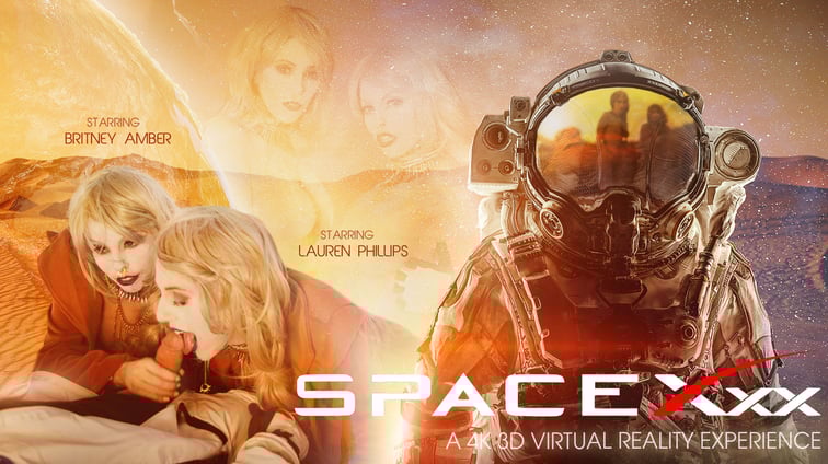 SpaceXXX - 2 Sexy Martians Britney Amber & Lauren Phillips Britney Amber, Lauren Phillips VR Bangers vr porn video