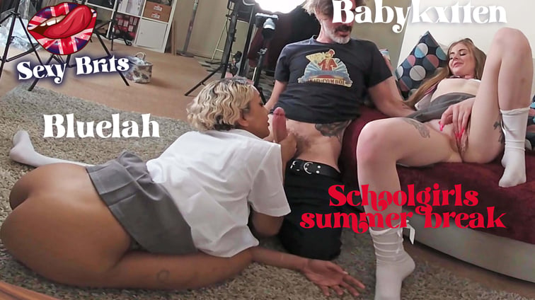 Summer School Break Threesome Voyeur Part 1 Baby Kitten, Bluelah AllVRPorn vr porn video