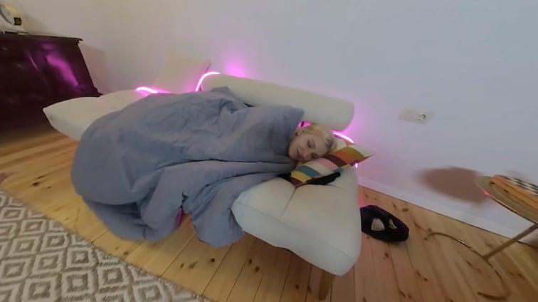 Sweet Blonde Girl With Hairy Beast   VRXClouds vr porn video