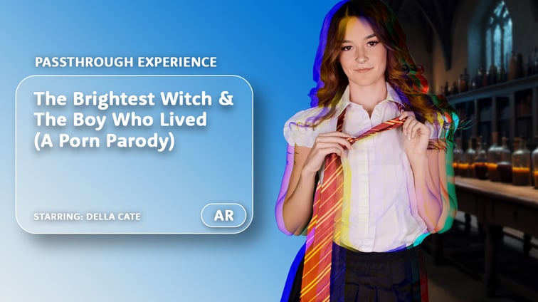 The Brightest Witch & The Boy Who Lived (A Porn Parody) [Passthrough] Della Cate AR Porn vr porn video