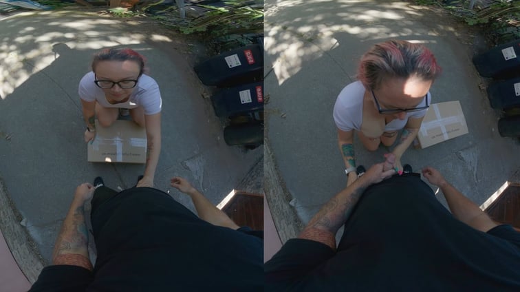 The Delivery Guy Just Showed Up… With a Package. Not the Only Thing He Delivered, Though Vexxy Bliss Vexxy Bliss vr porn video