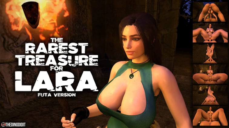 The Rarest Treasure for Lara (Futa Version) (A XXX Parody)  TheDinoDidIt vr porn video