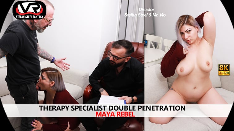 Therapy Specialist Double Penetration Maya Rebel Maya Rebel Stefan Steel Fantasy vr porn video