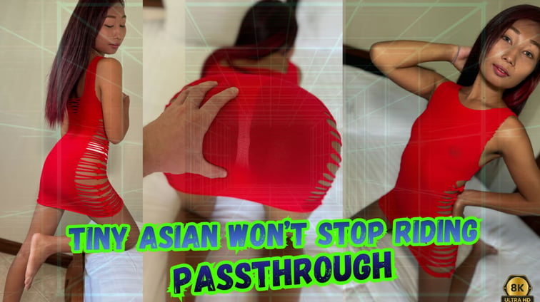 Tiny Asian Won’t Stop Riding in VR [Passthrough] Emilia Swift AsianSexVR Passthrough vr porn video