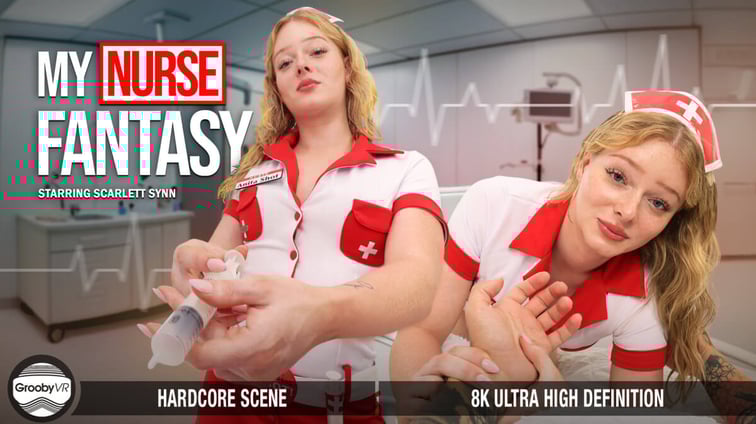 [Trans] «My Nurse Fantasy» by Scarlett Synn Scarlet Synn GroobyVR vr porn video