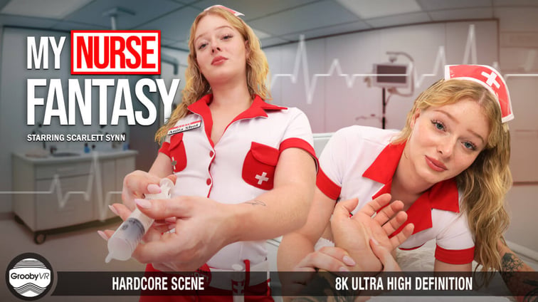[Trans] «My Nurse Fantasy» by Scarlett Synn Scarlet Synn GroobyVR vr porn video