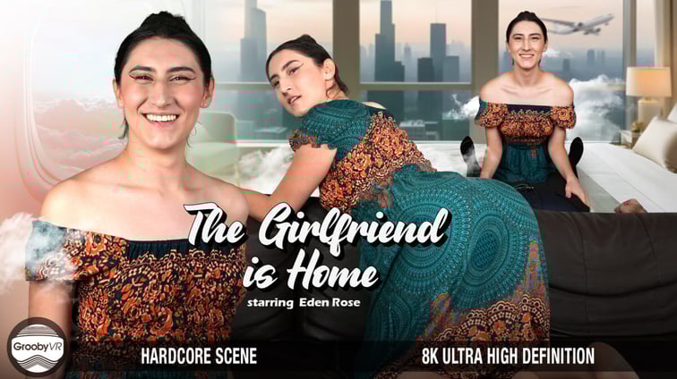 [Trans] The Girlfriend Is Home Eden Rose TS GroobyVR vr porn video