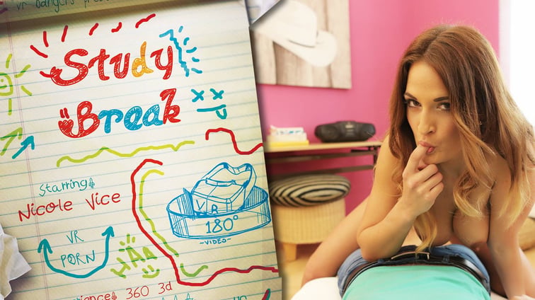 Study Break - Hot Student On Top Nicole Vice VR Bangers vr porn video