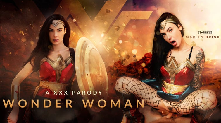 Wonder Woman (A XXX Parody) - Marley Brinx Cosplay Porn Marley Brinx VR Bangers vr porn video