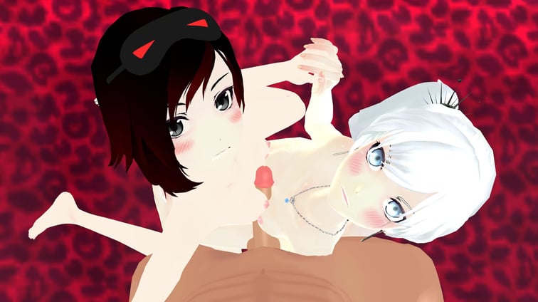 RWBY - Double Fun Weiss &amp; Ruby (A XXX Parody)  Lewd FRAGGY vr porn video