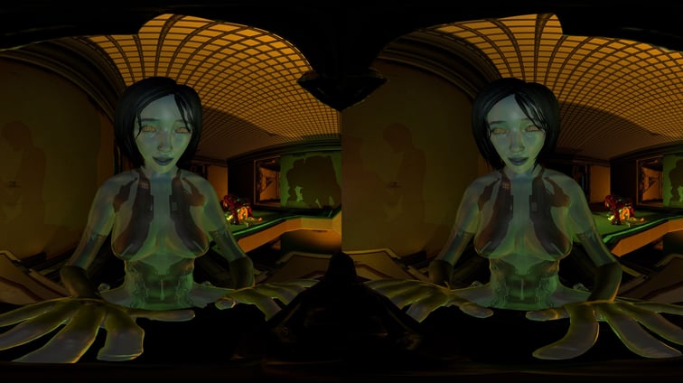 Cortana cowgirl (A XXX Parody) Cortana FantasySFM vr porn video