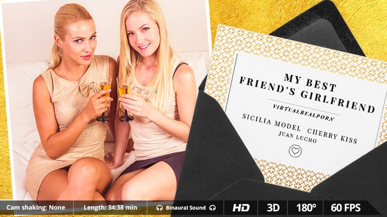 My Best Friend's Girlfriend - Lesbian Blondies Sharing Cock Cherry Kiss, Juan Lucho, Sicilia Model Virtual Real Porn vr porn video