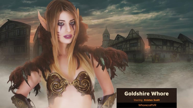 Goldshire Whore - Night Elf Sells Her Pussy Kristen Scott WhorecraftVR vr porn video