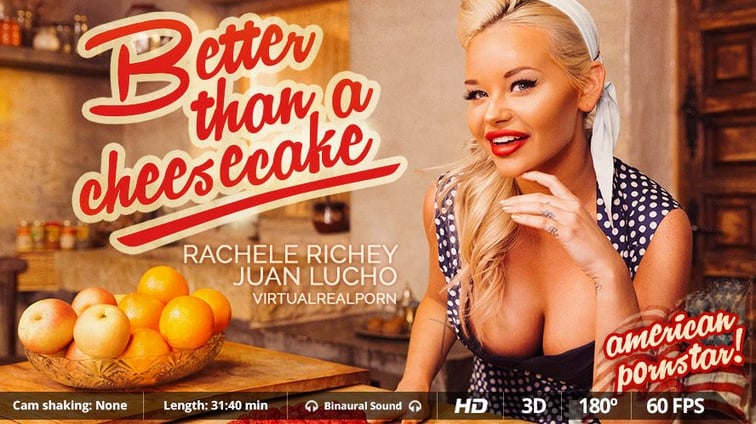 Better Than A Cheesecake - Hardcore Teen Anal VR Fuck Juan Lucho, Rachele Richey Virtual Real Porn vr porn video