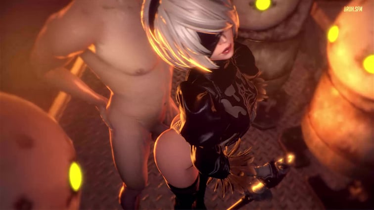 NieR: Automata - 2b Has Robot Support (A XXX Parody) 2B CGI DarkDreams vr porn video