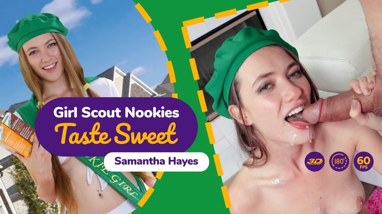 Girl Scout Nookies Taste Sweet - Big Dick for Teen Samantha Hayes LethalHardcoreVR vr porn video