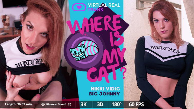 [Trans] Where Is My Cat Nikki Vidic Nikki Vidic Virtual Real Trans vr porn video