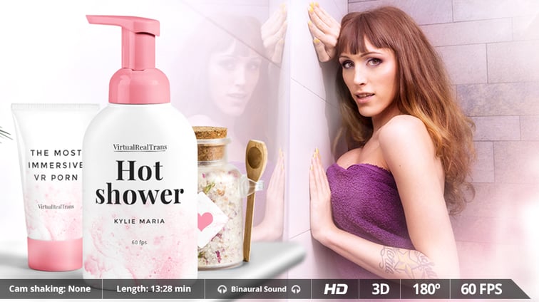 [Trans] Hot Shower Kylie Maria Kylie Maria Virtual Real Trans vr porn video