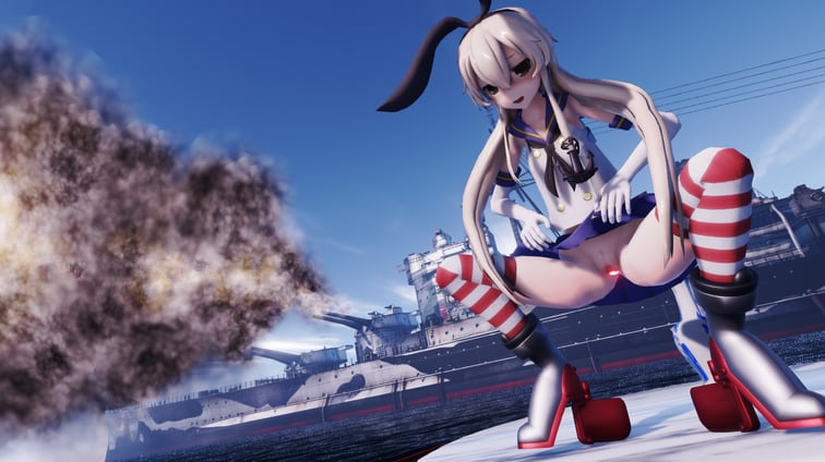 Kantai Collection - Shimakaze Live Fire Dildo (A XXX Parody) Shimakaze Lewd FRAGGY vr porn video