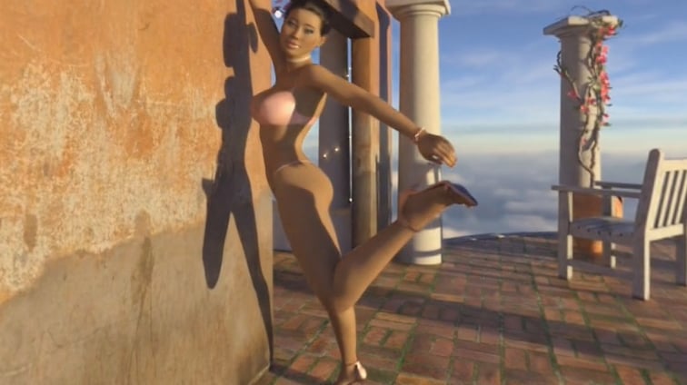 Body Scan In the Clouds (CGI Ray-Traced Beauty)  SkinRays vr porn video