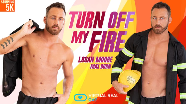 [Gay] Turn Off My Fire Logan Moore Max Born, Logan Moore VirtualRealGay vr porn video