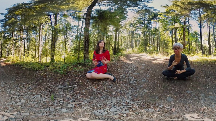 Raven's VR Interview Raven Snow YanksVR vr porn video