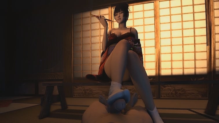 Dead or Alive - Nyotengu Indoctrinates the Rookies (A XXX Parody) Nyotengu DarkDreams vr porn video
