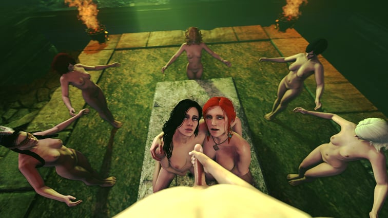 Witcher - The Yule Ritual (A XXX Parody) Triss Merigold, yennefer DarkDreams vr porn video