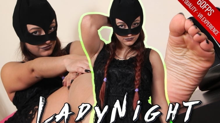 Stunningly Beautiful LadyNight Teasing You With Her Silky Feet LadyNight VRFootFetish vr porn video