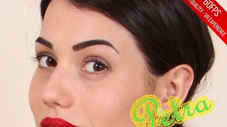 Stunning Petra Shows Off Her Bare Feet In A Black Short Dress Petra VRFootFetish vr porn video