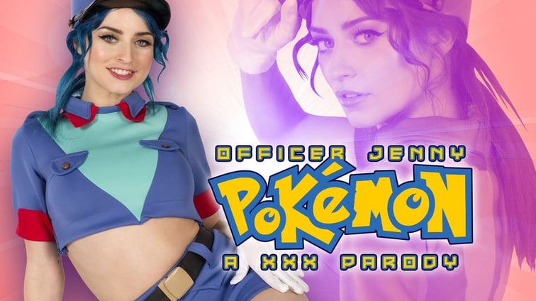 Pokemon: Officer Jenny A XXX Parody Jewelz Blu VRCosplayX vr porn video