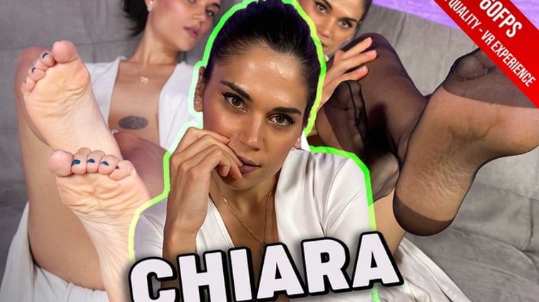 Dazzlingly Beautiful Chiara Tries On A Brand-New Pair Of Tights Chiara VRFootFetish vr porn video