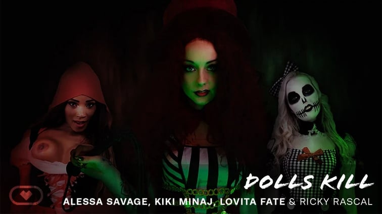 Dolls Kill Alessa Savage, Kiki Minaj, Lovita Fate Virtual Real Porn vr porn video