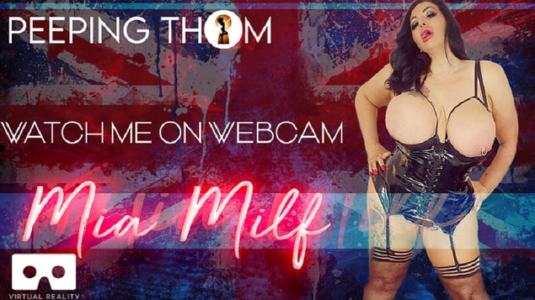 Mia MILF - Watch Me On Webcam Mia Milf Peeping Thom vr porn video