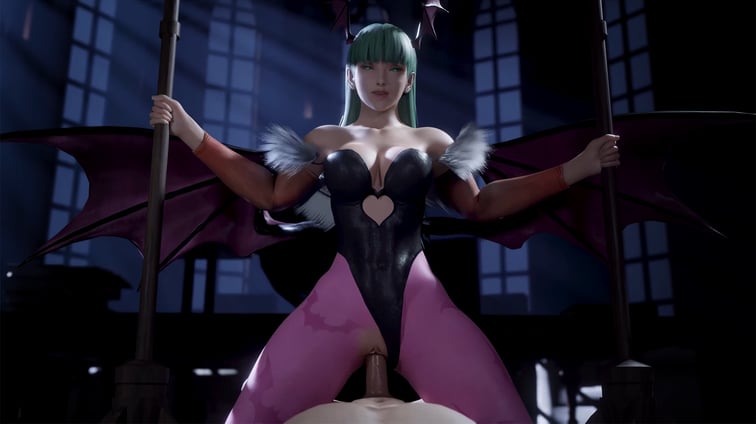 Darkstalkers - In the Castle Proper (A XXX Parody) Morrigan Aensland DarkDreams vr porn video