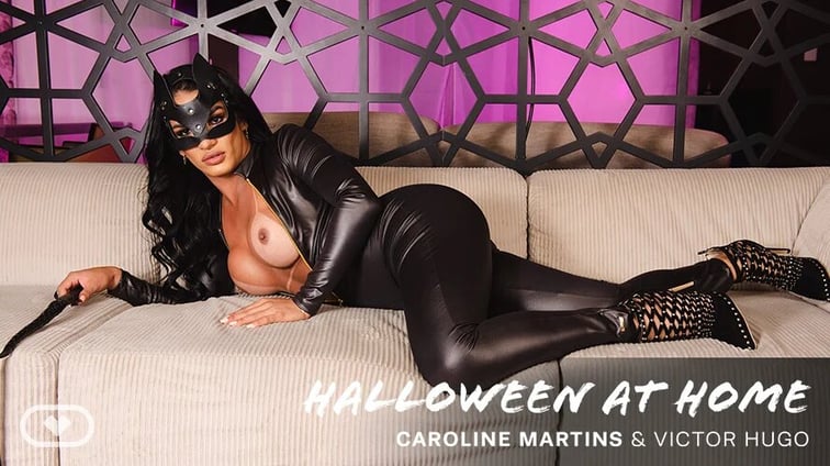 [Trans] Halloween at Home Caroline Martins Virtual Real Trans vr porn video