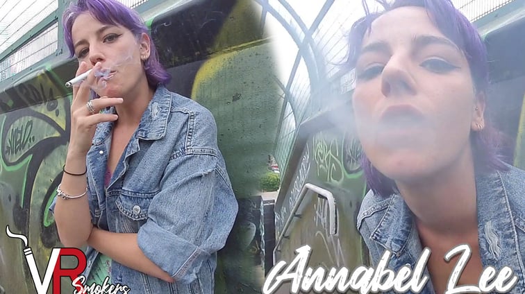 Annabel Lee - Smoking On The Bridge Annabel Lee VR Smokers vr porn video
