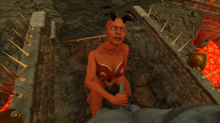 Scary VR - A blowjob from the Devil  NSFWStudio vr porn video
