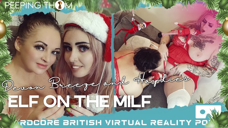 Elf On The MILF Devon Breeze, Haydies Peeping Thom vr porn video