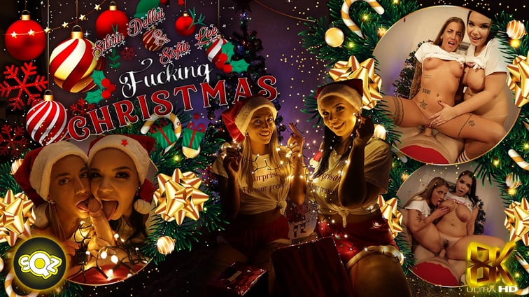 Fucking Christmas Silvia Dellai, Sofia Lee Squeeze VR vr porn video