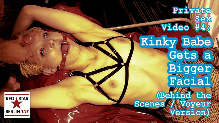 Private Sex Video #4: Kinky Babe Gets a Bigger Facial - Behind the Scenes Voyeur Version Candy Flip Berlin Red Star Berlin VR vr porn video