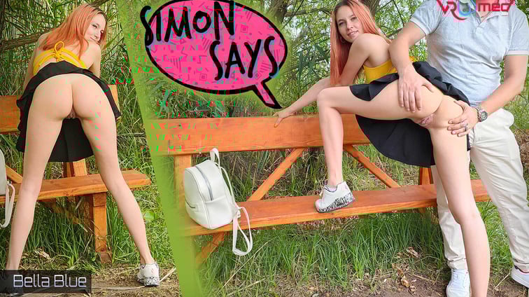 Simon Says - Bella Blue Leya Desantis VRoomed vr porn video