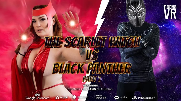 Scarlet Witch Vs Black Panther Part 1 Summer Hart FBOMB VR vr porn video