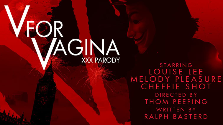 V For Vagina XXX PARODY Louise Lee, Melody Pleasure Peeping Thom vr porn video