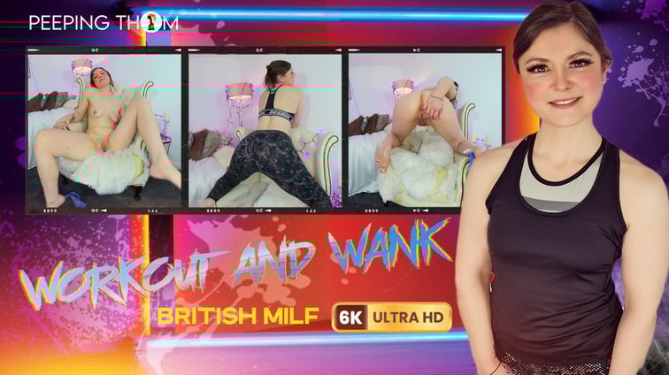 Workout And Wank British Milf Aurora Frost Peeping Thom vr porn video