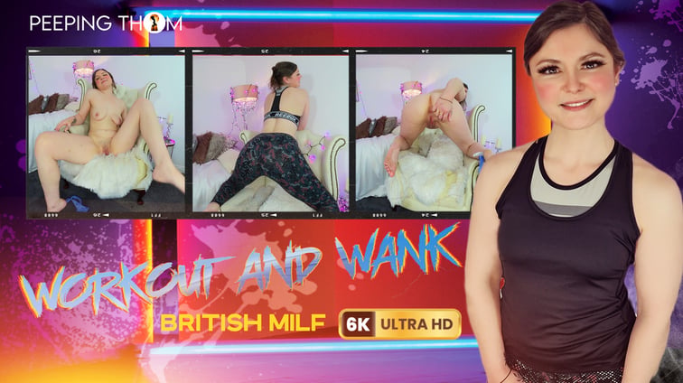 Workout And Wank British Milf Aurora Frost Peeping Thom vr porn video