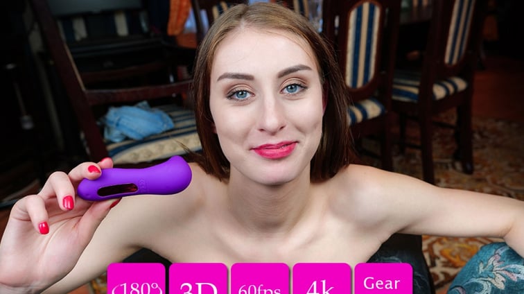 Lina Makes Lapdance And Then Masturbates With Sucking Vibrator VR180 Lina FeelmeVR vr porn video