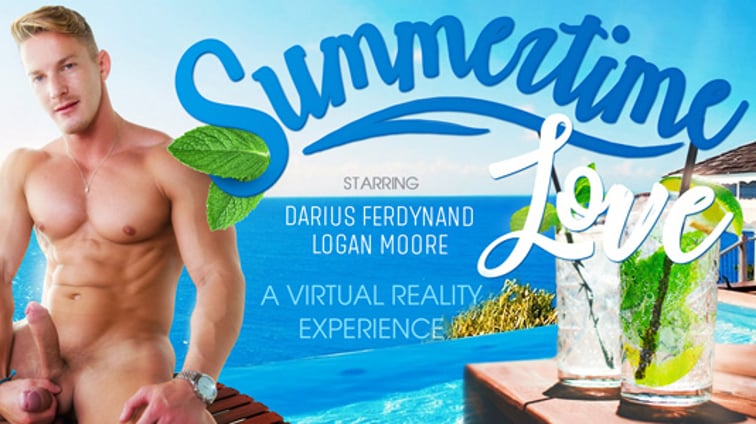 [Gay] Summertime Love Darius Ferdynand, Logan Moore VRB Gay vr porn video