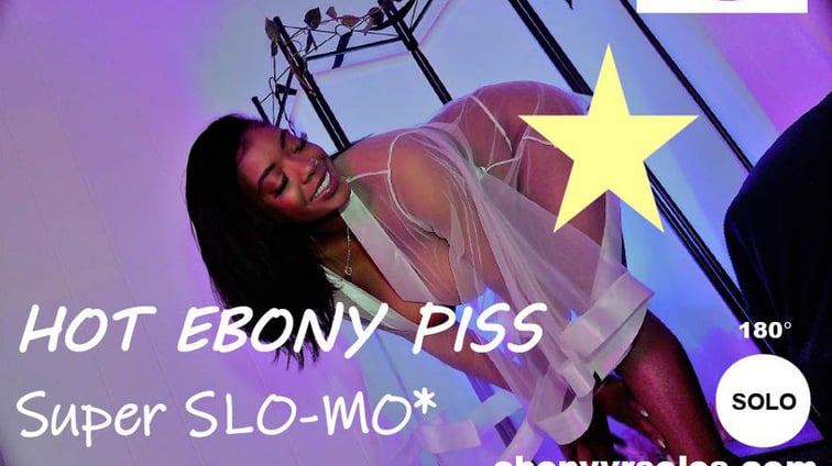 Hot Ebony Piss Super SLO-MO Taylor The Don Ebony VR Solos vr porn video
